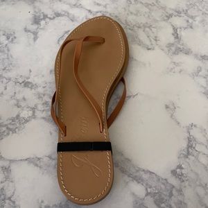 J. Crew Capri flip flops